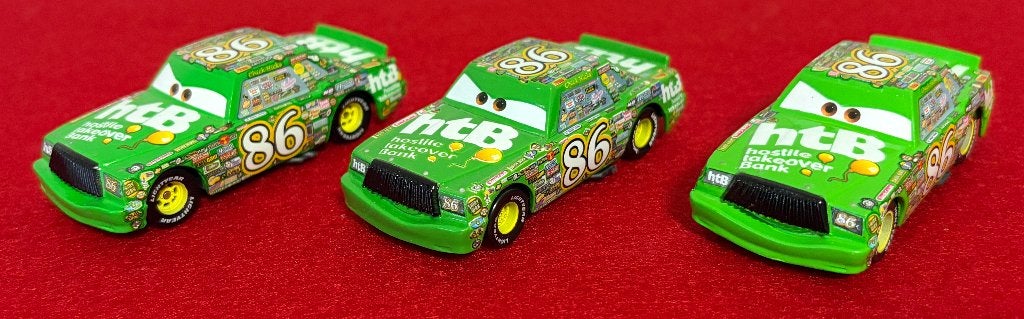 DISNEY CARS Chick Hicks Car 86 Diecast, Ophalen of Verzenden, Nieuw, Auto