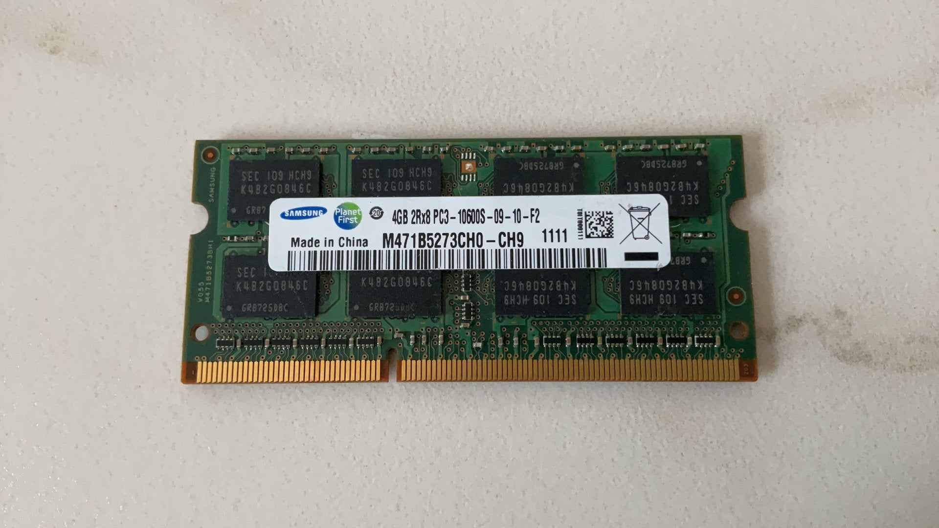 4GB DDR3 ramgeheugen, Computers en Software, RAM geheugen, Ophalen of Verzenden, Zo goed als nieuw, DDR3