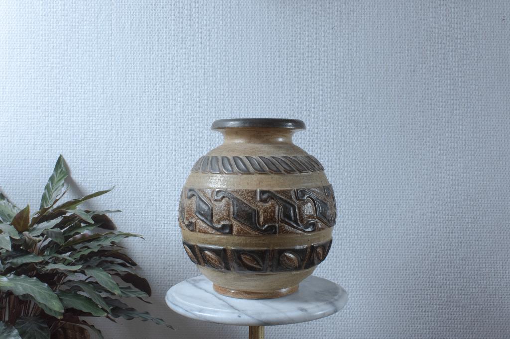 1974 Round Guerin Vase, Ronde Vaas, Antiek en Kunst, Ophalen of Verzenden