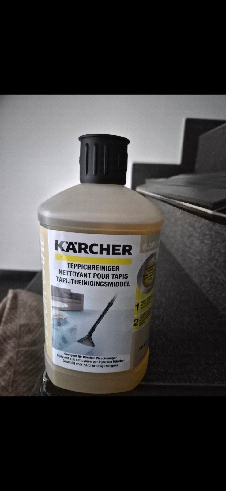 Kärcher Tapijt en bekledingsreiniger 1liter NIEUW, Ophalen