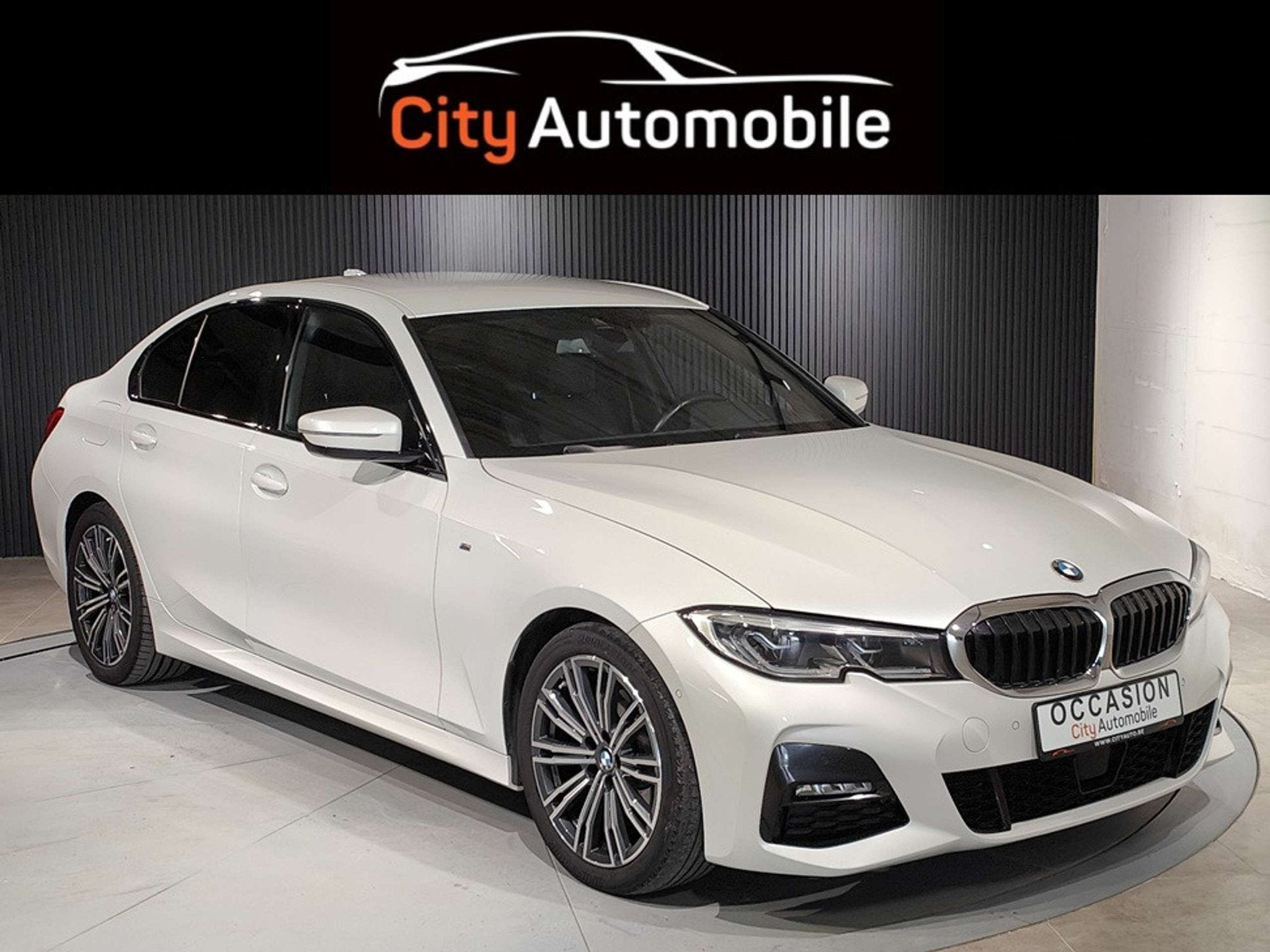 BMW 3 Serie 320 320dA PACK M ECLAIRAGE AMBIANCE GPS CARPLAY, Autos, Cuir, Achat, Noir, 120 kW