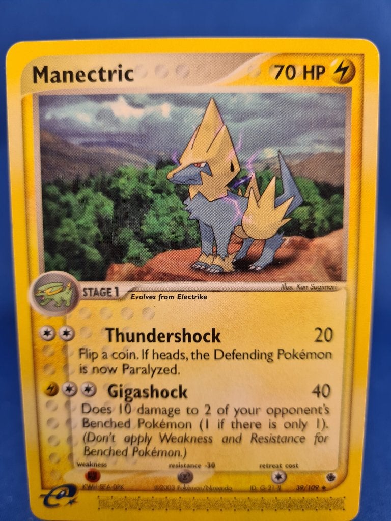 Manectric 39/109 - Ruby &amp; Sapphire, Verzenden, Gebruikt