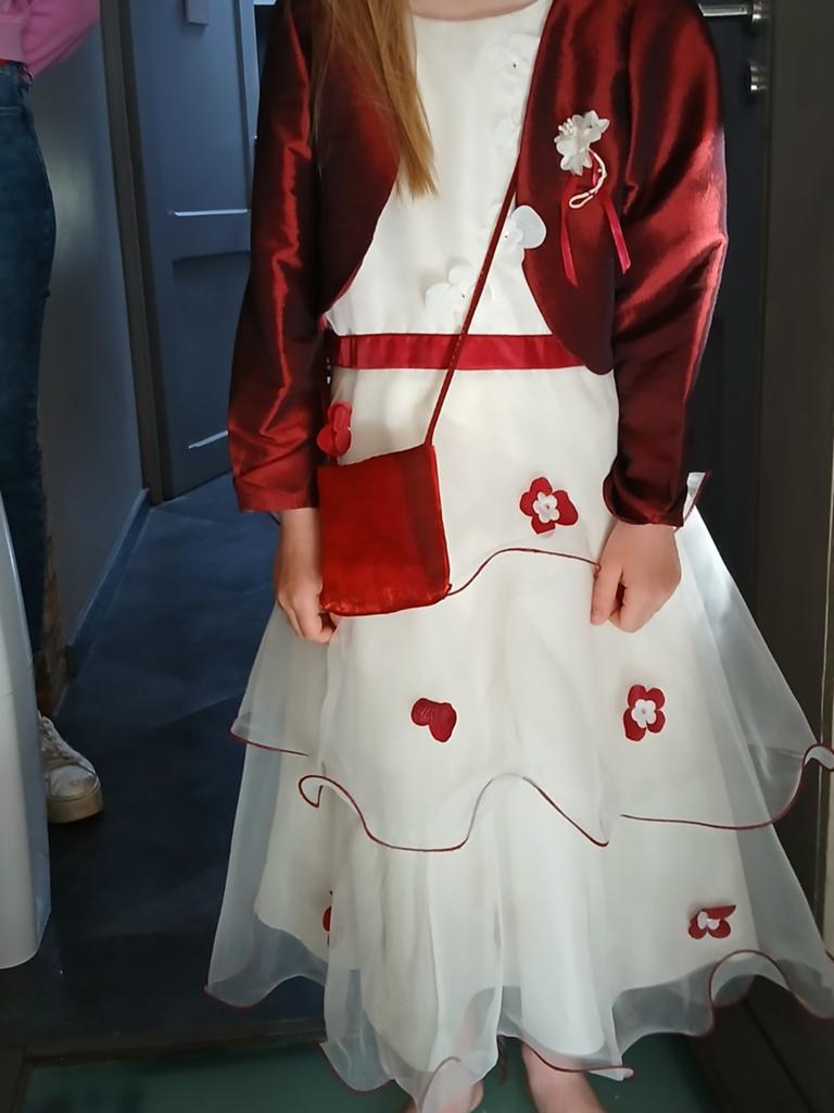 Robe ceremonie avec veste et petit sac, Ophalen, Zo goed als nieuw