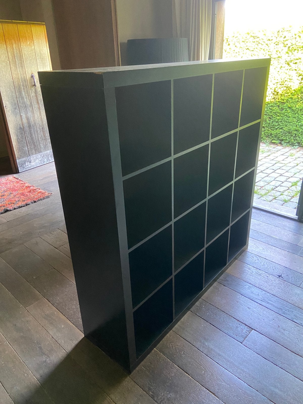 Ikea kalax rek zwart, Huis en Inrichting, Kasten | Roldeurkasten en Archiefkasten, Ophalen, Gebruikt, 150 tot 200 cm, Overige houtsoorten