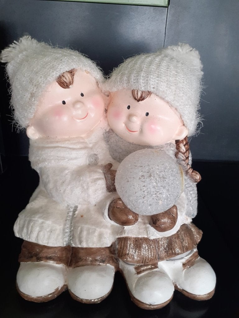 (Kerst)decoratie, Huis en Inrichting, Ophalen, Beige, Steen/keramiek, Klassiek