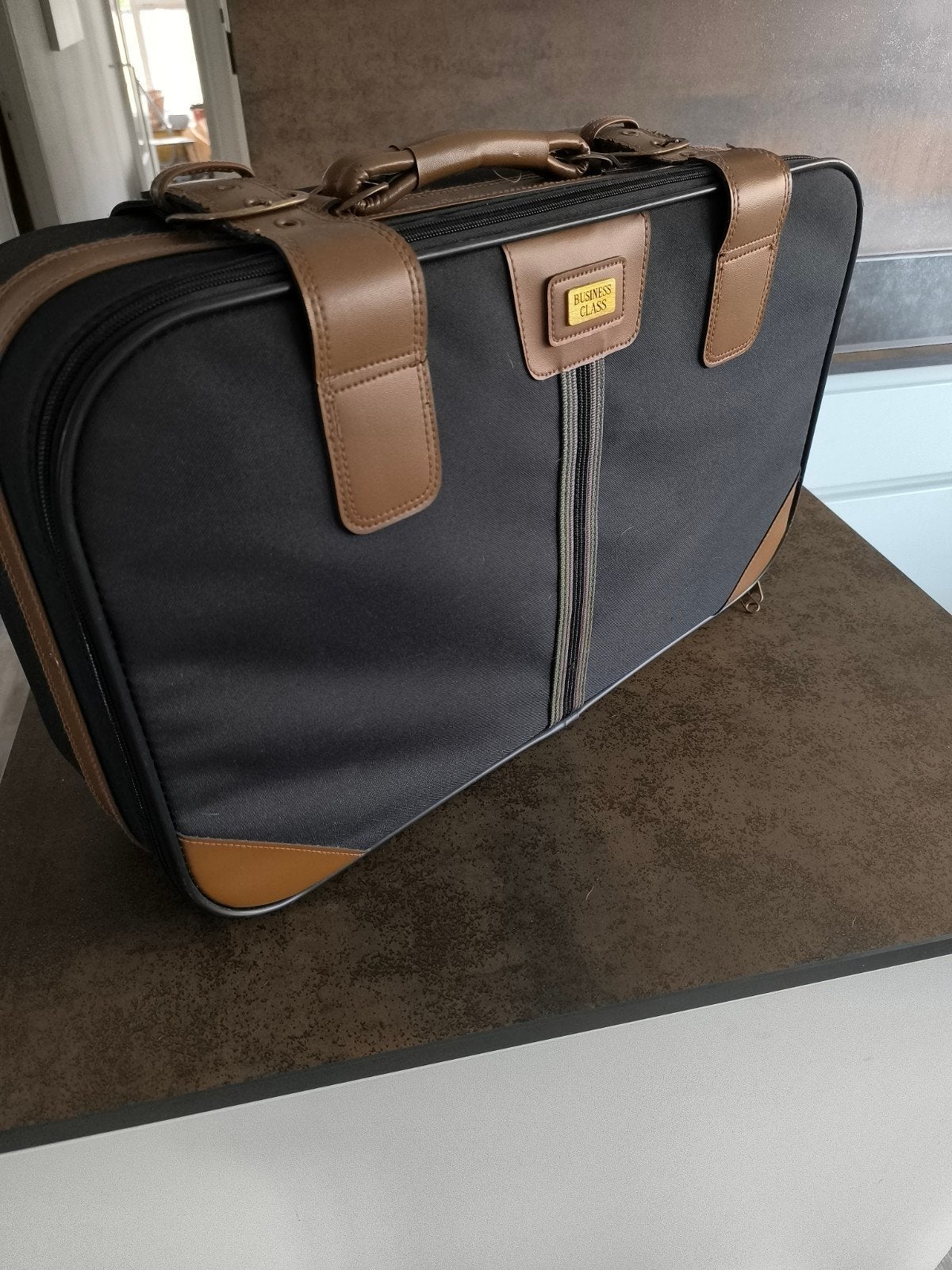 Retro reiskoffer Business Class, Ophalen