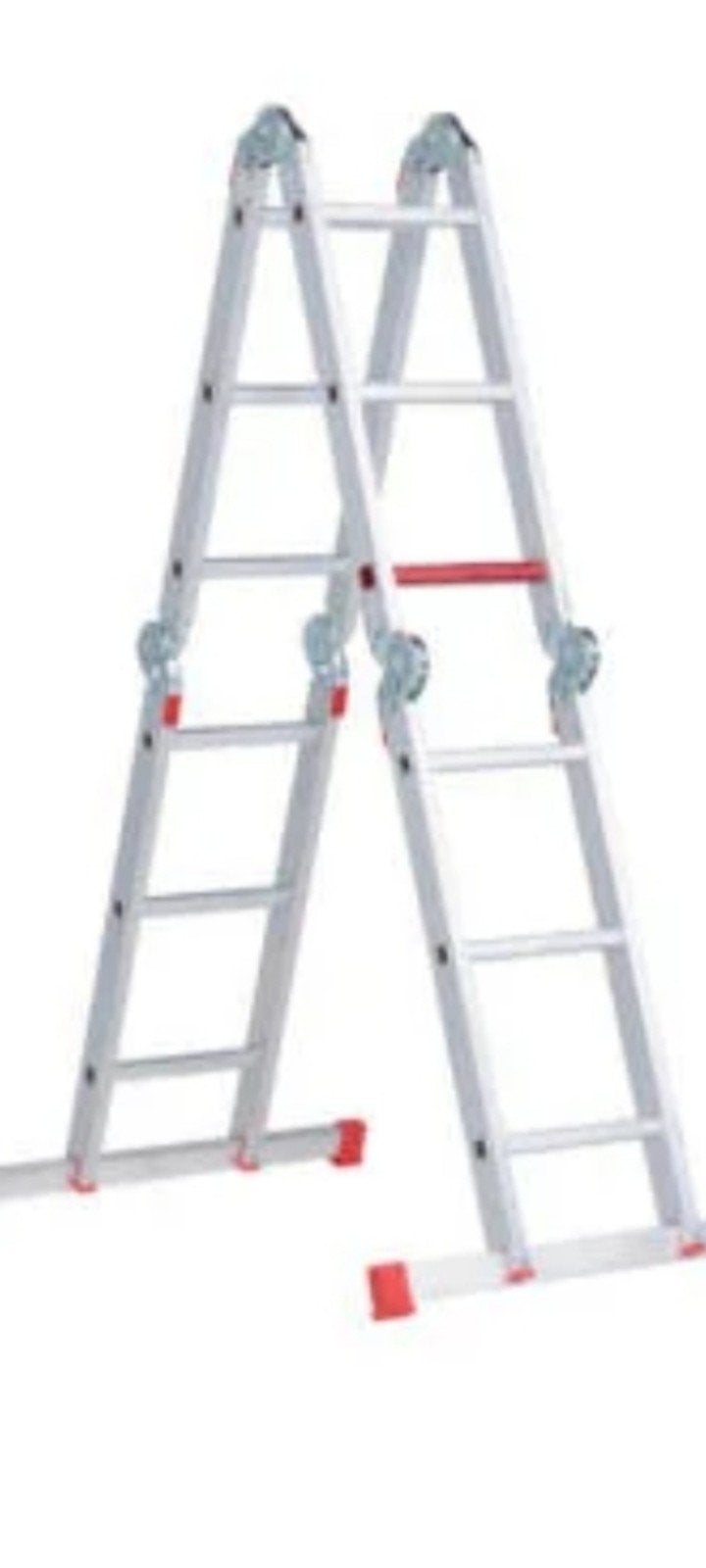 Vouwladder, Ophalen