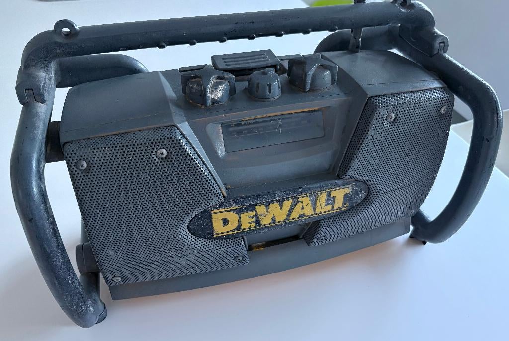 DeWalt DC010-GB/QW werfradio, Audio, Tv en Foto, Radio's, Gebruikt, Bouwradio, Ophalen of Verzenden