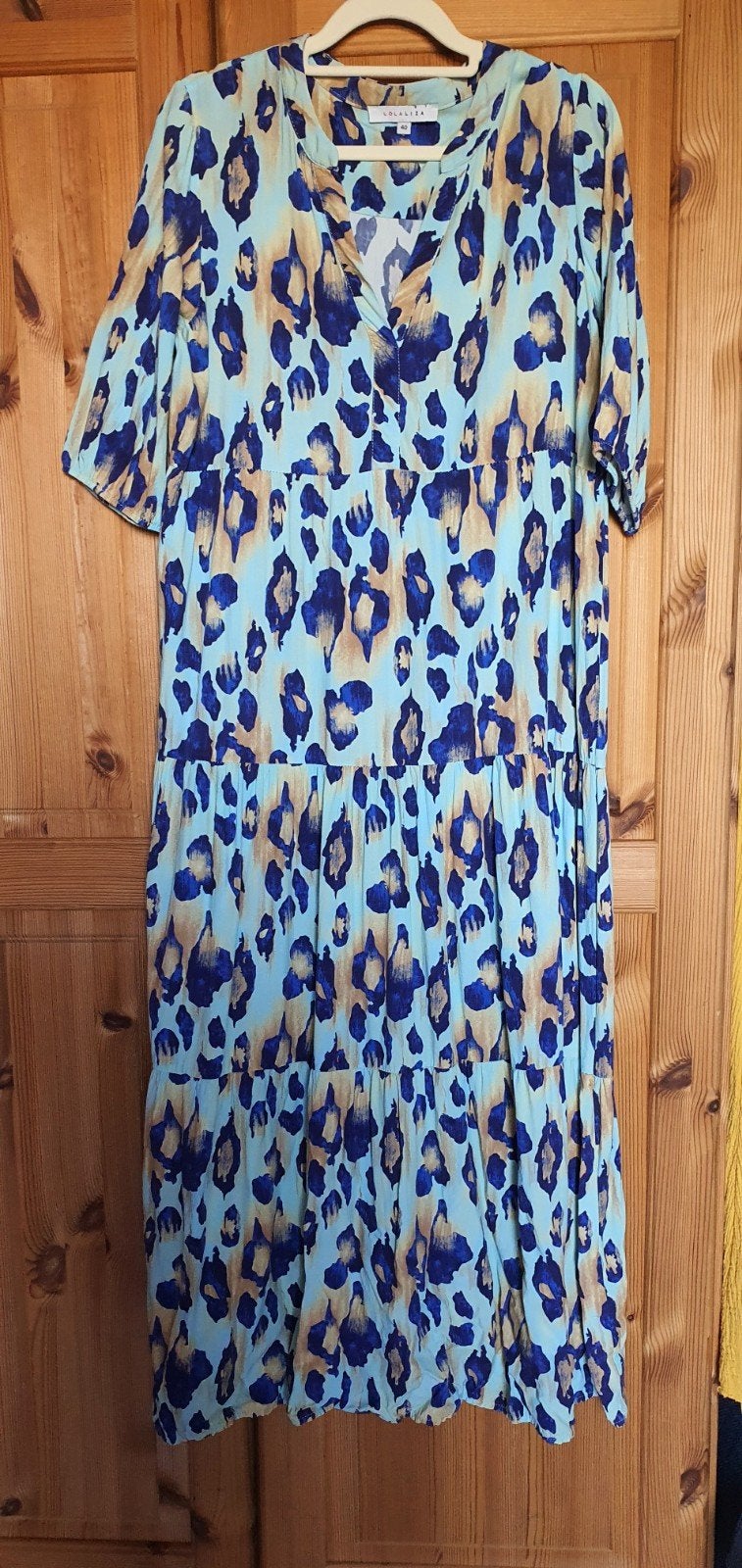 Longue robe., Kleding | Dames, Jurken, Maat 38/40 (M), Blauw, Ophalen of Verzenden, Lolaliza