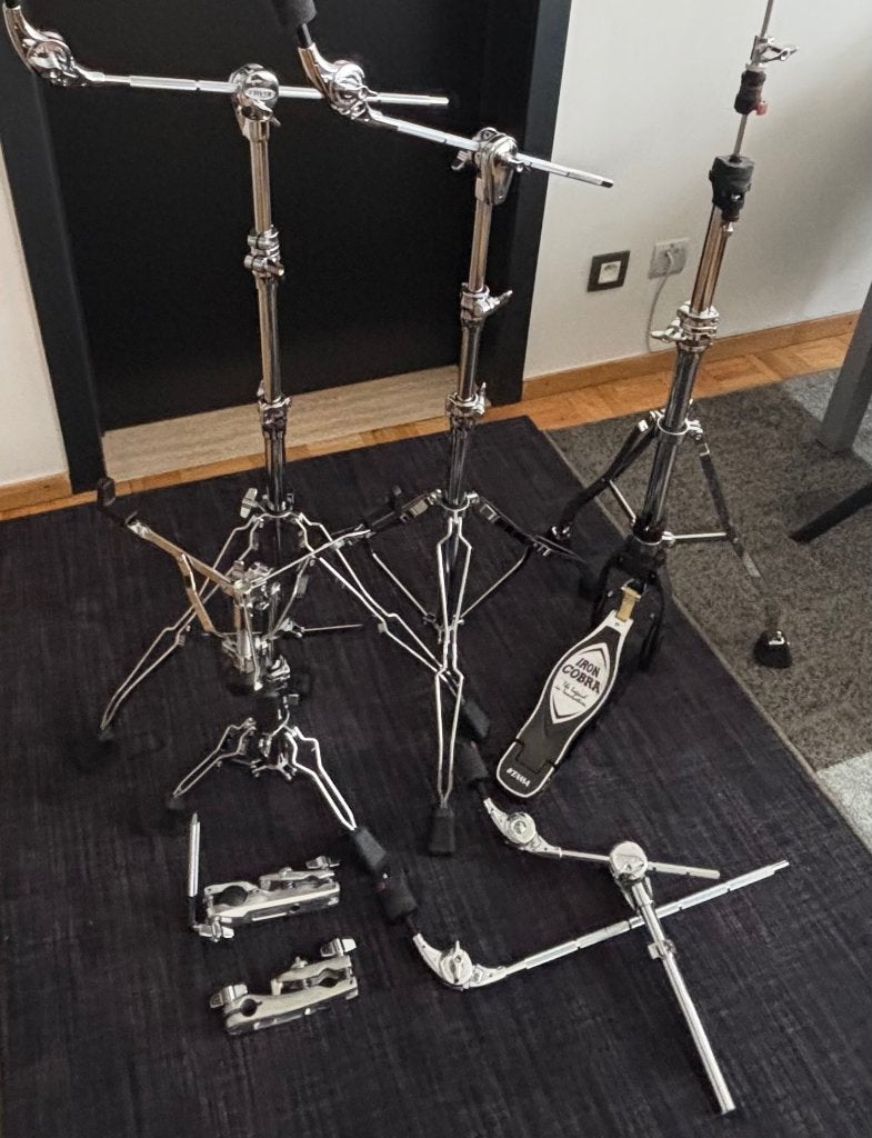 Tama Series Hardware Set – Professionele Drumhardware, Muziek en Instrumenten, Drumstellen en Slagwerk, Zo goed als nieuw, Tama