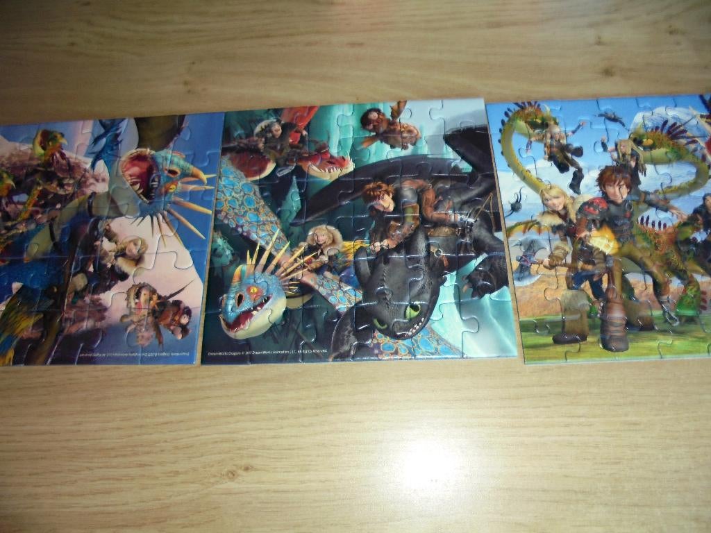 kinder complete Dragons 3 in 1, Ophalen of Verzenden, 10 tot 50 stukjes, Gebruikt, 2 tot 4 jaar
