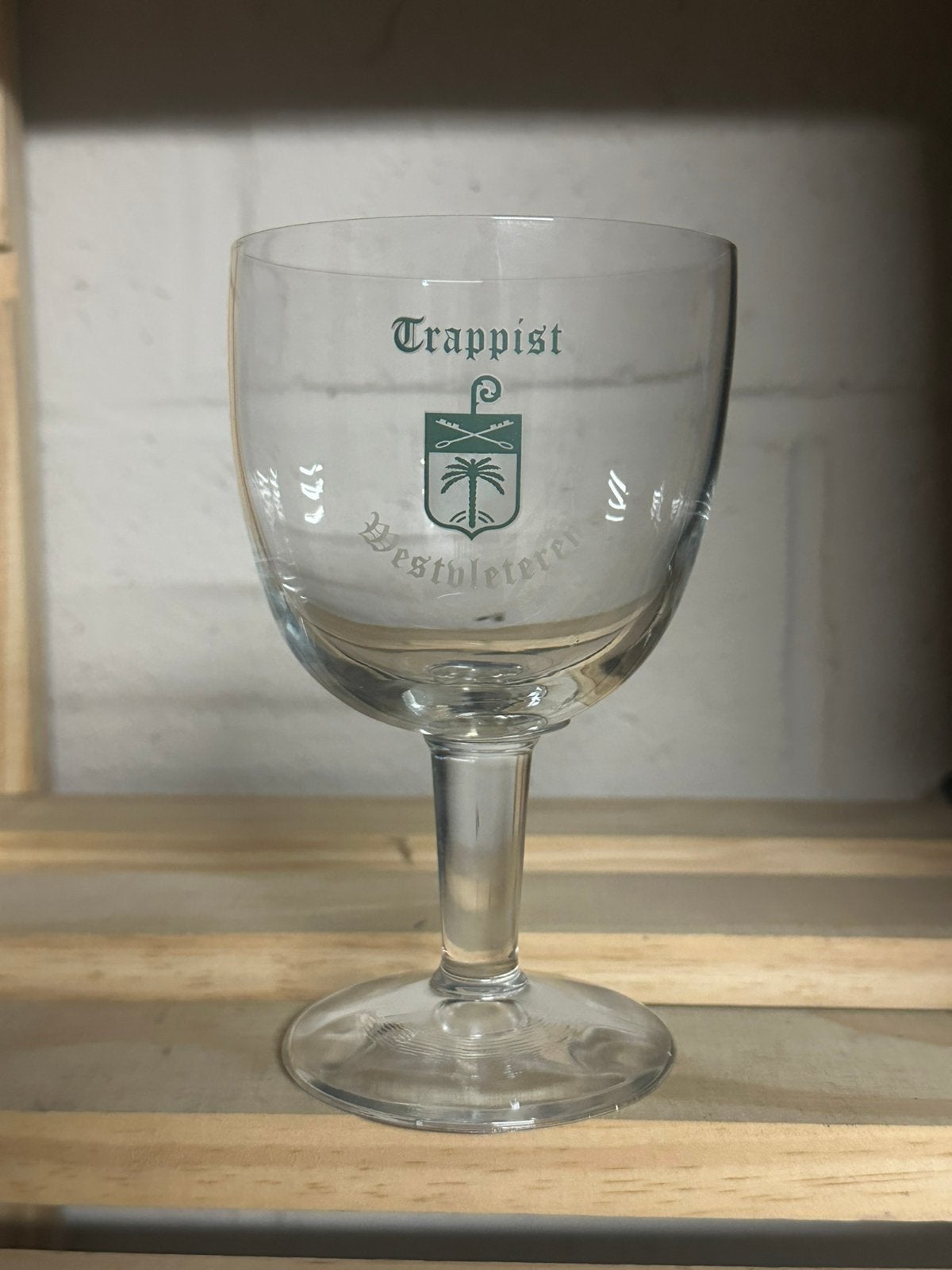 Westvleteren Trappist glas, Ophalen, Gebruikt