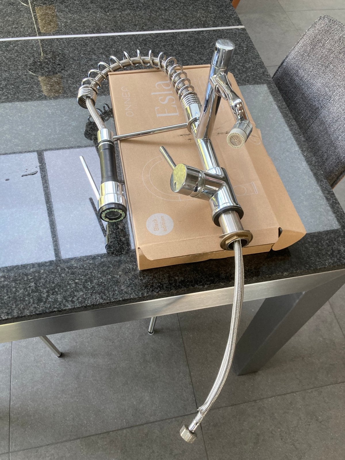 Keukenkraan met sproeikop, Ophalen, Gebruikt