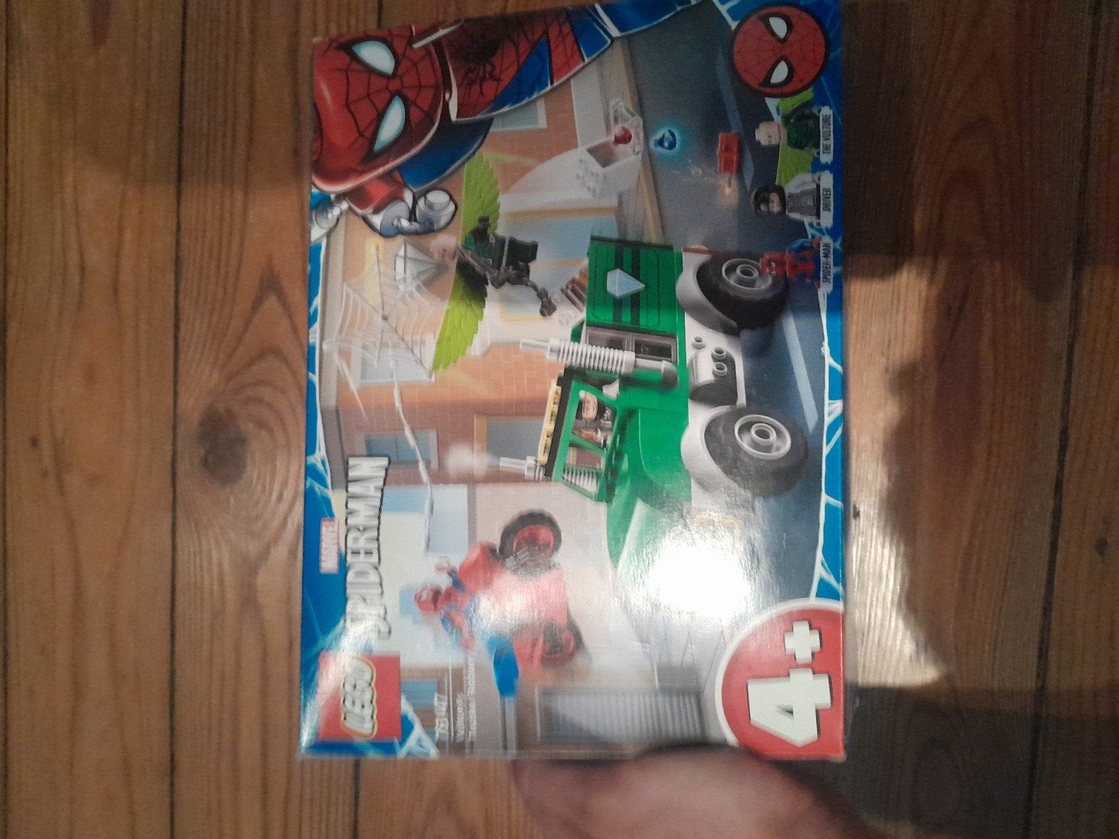 lego marvel spiderman 76147 vultures trucker robbery, Ophalen, Gebruikt