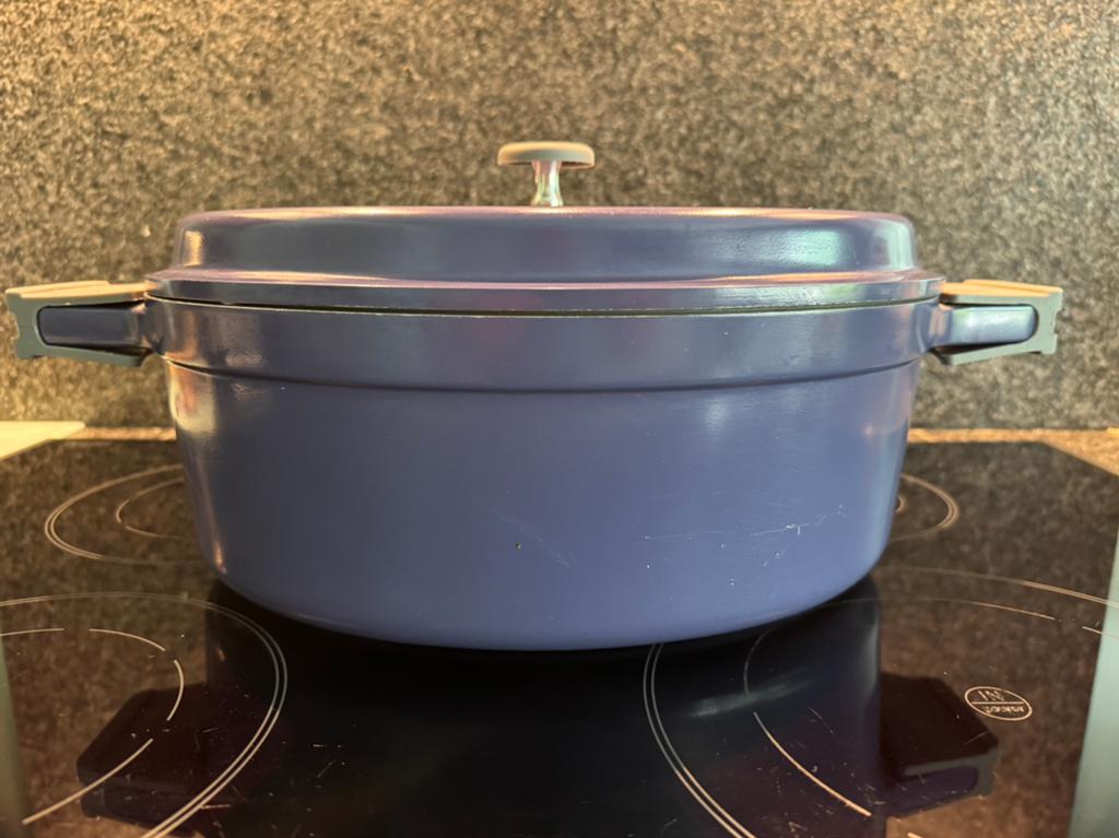 Grote ovale Beka Cook’on, Ophalen of Verzenden, Gebruikt, Aluminium, Koekenpan of Braadpan