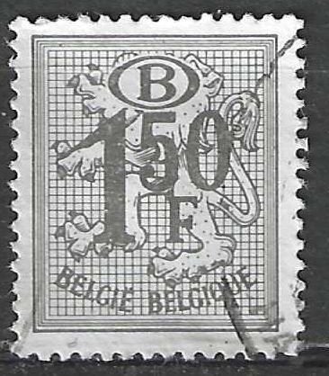 Belgique 1953/1970 - Yvert/OBP 72SE - Service - 1,50 F. (ST), Envoi, Affranchi, Oblitéré