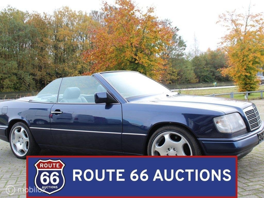 Mercedes-Benz E 200 Cabriolet | 1995 | Route 66 Auctions, Achat, Entreprise, Boîte manuelle, Autre carrosserie
