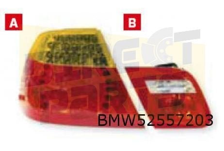 BMW 3-serie Cabriolet (3/03-3/07) Achterlicht Links buiten L, -, Verzenden, -, Nieuw