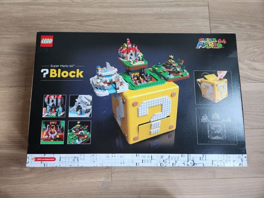 LEGO 71395 Mario Question Mark Block - Vraagtekenblok NIEUW, Overige thema's, Nieuw, Ophalen of Verzenden, Complete set