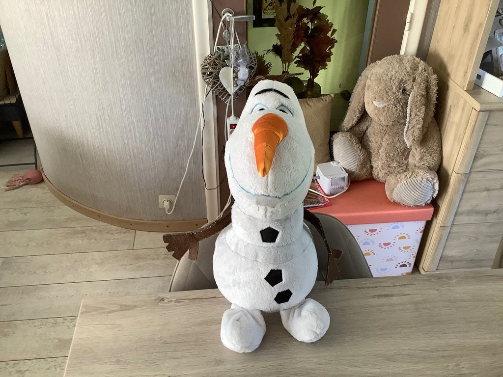 Disney Frozen Olaf pluche character (45 cm), Kinderen en Baby's, Speelgoed | Knuffels en Pluche, Disney, Overige typen, Ophalen of Verzenden