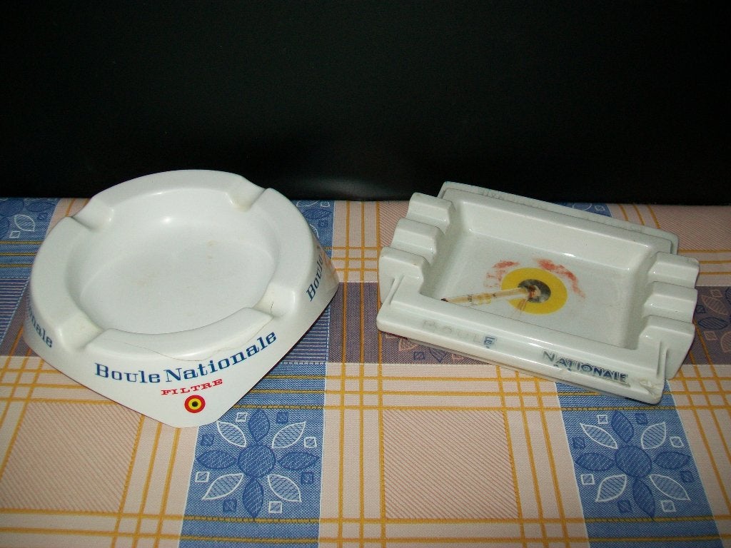 Asbak - Boule Nationale - Boule National - Cendrier - Retro., Verzamelen, Ophalen of Verzenden, Gebruikt, Asbak