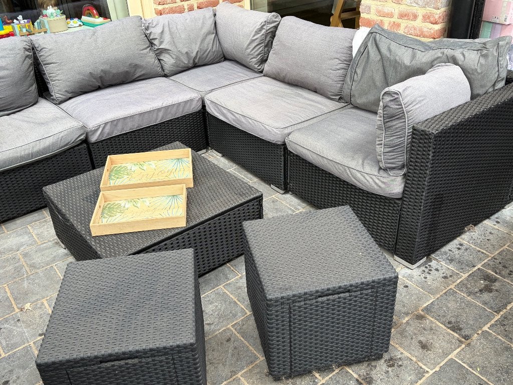 Loungeset, Enlèvement, Utilisé, Sets de jardin, 8 places