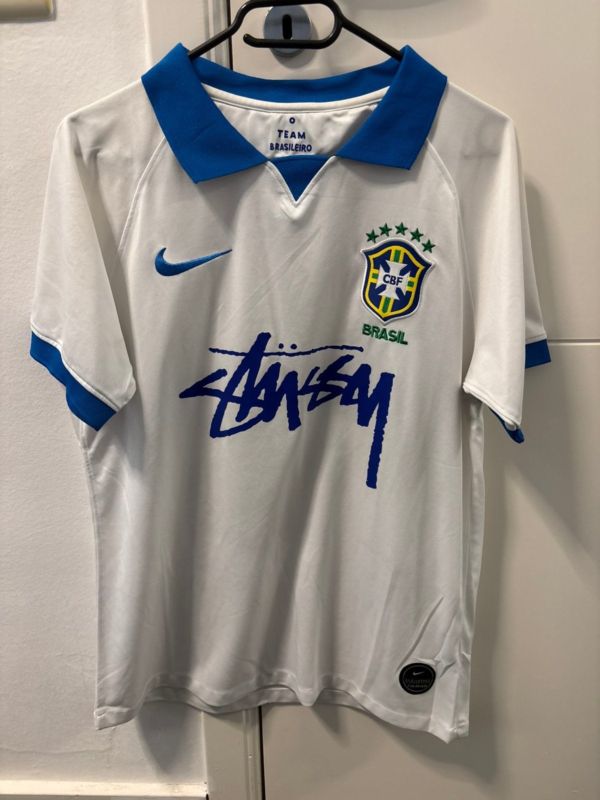 Brazilie stussy shirt, Verzenden, Zo goed als nieuw, Shirt
