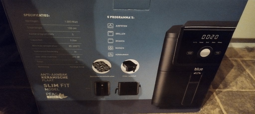 airfryer, Enlèvement, Comme neuf, Friteuse à air