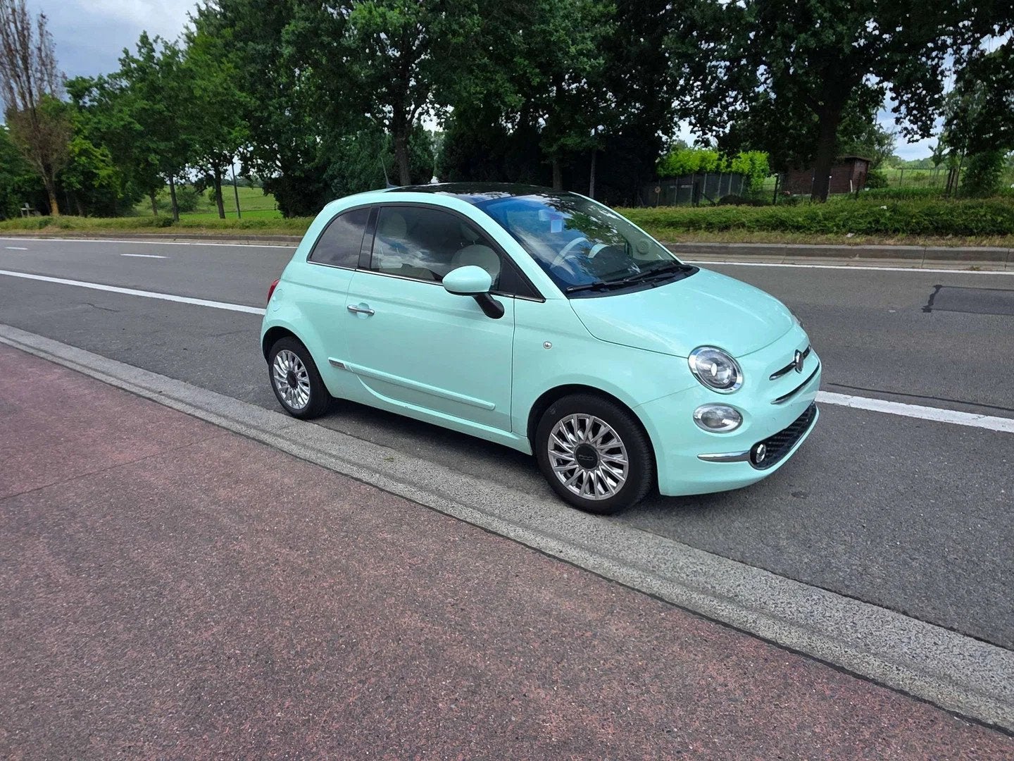 Fiat 500 Lounge 500 1.2i 2020' 46992KM 1°EIG IN PERFECTE ST, Auto's, 1305 kg, 4 zetels, https://public.car-pass.be/vhr/eaaa2257-a206-4624-bbe1-80b000255198