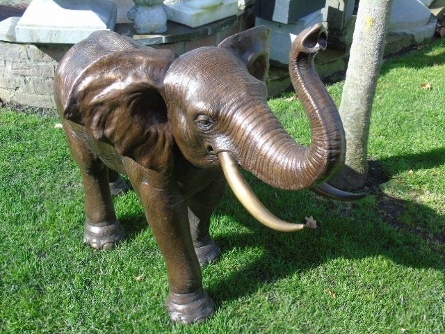éléphant en bronze, grand modèle , H 90 cm, Enlèvement, Neuf, Autres matériaux, Animal