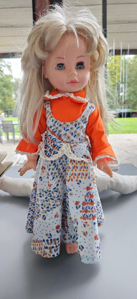 Vintage pop van götz-puppe uit 1971, Ophalen, Pop