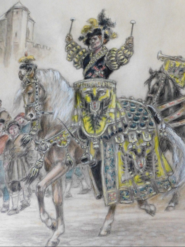 THIRIAR, James (Bruxelles 1889 - 1965), Antiquités & Art, Art | Dessins & Photographie, Enlèvement ou Envoi, Aquarelle, Encadré