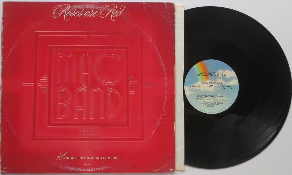 Mac Band feat. Mc Campbell - Les roses sont rouges. Maxi, 12 pouces, Enlèvement ou Envoi, 1980 - 1989, Utilisé