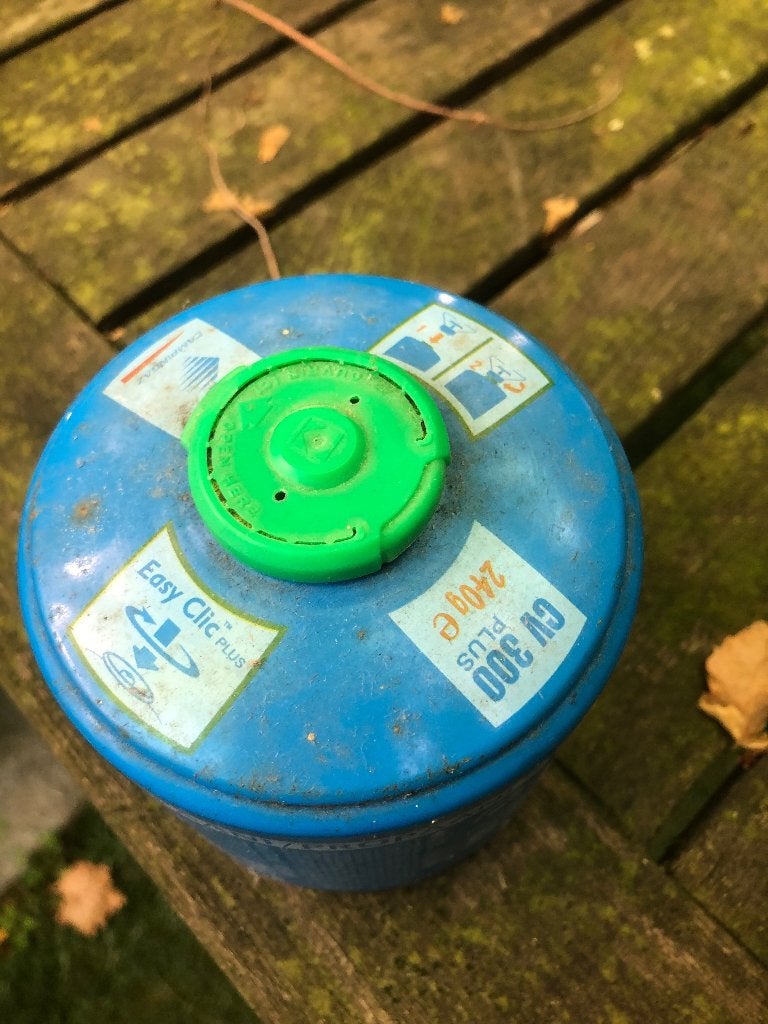 GRATIS CAMPINGAZ  CV 300+ 240 gram, Caravans en Kamperen, Kampeeraccessoires, Ophalen, Zo goed als nieuw