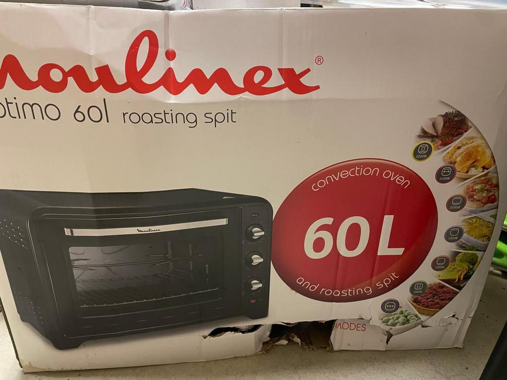 Nouveau four moulinex 60 litres, Enlèvement, Comme neuf, Air chaud, Four avec gril