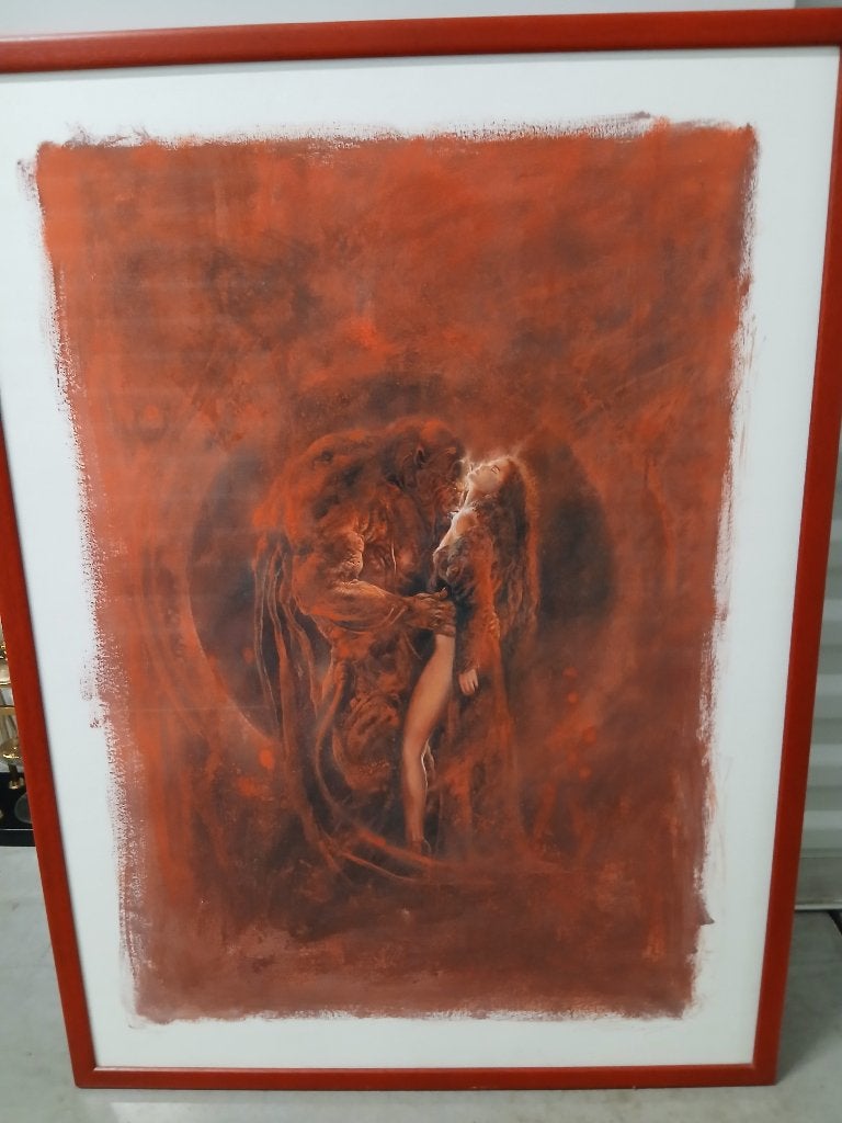 Art Luis Royo Limited Edition, Antiquités & Art, Art | Objets design, Verre, Signé, Décoration murale, Enlèvement