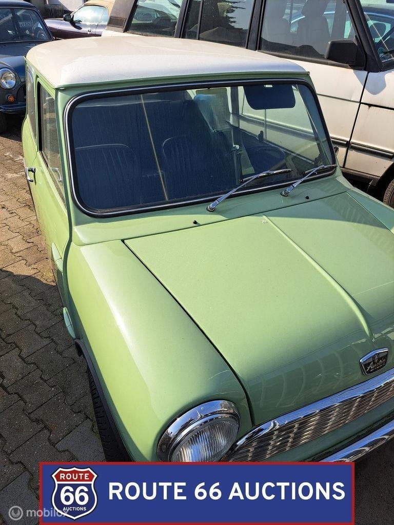 Austin Mini 850 De Luxe | 1961 | Route 66 Auctions, Autos, Oldtimers & Ancêtres, Entreprise, Boîte manuelle, Autre carrosserie