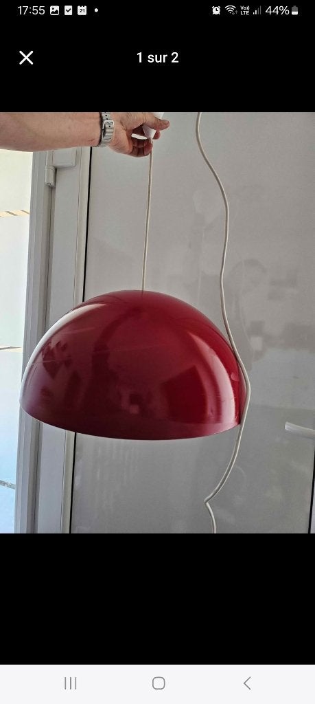 Lampe, Maison & Meubles, Lampes | Suspensions, Enlèvement, Comme neuf, Métal