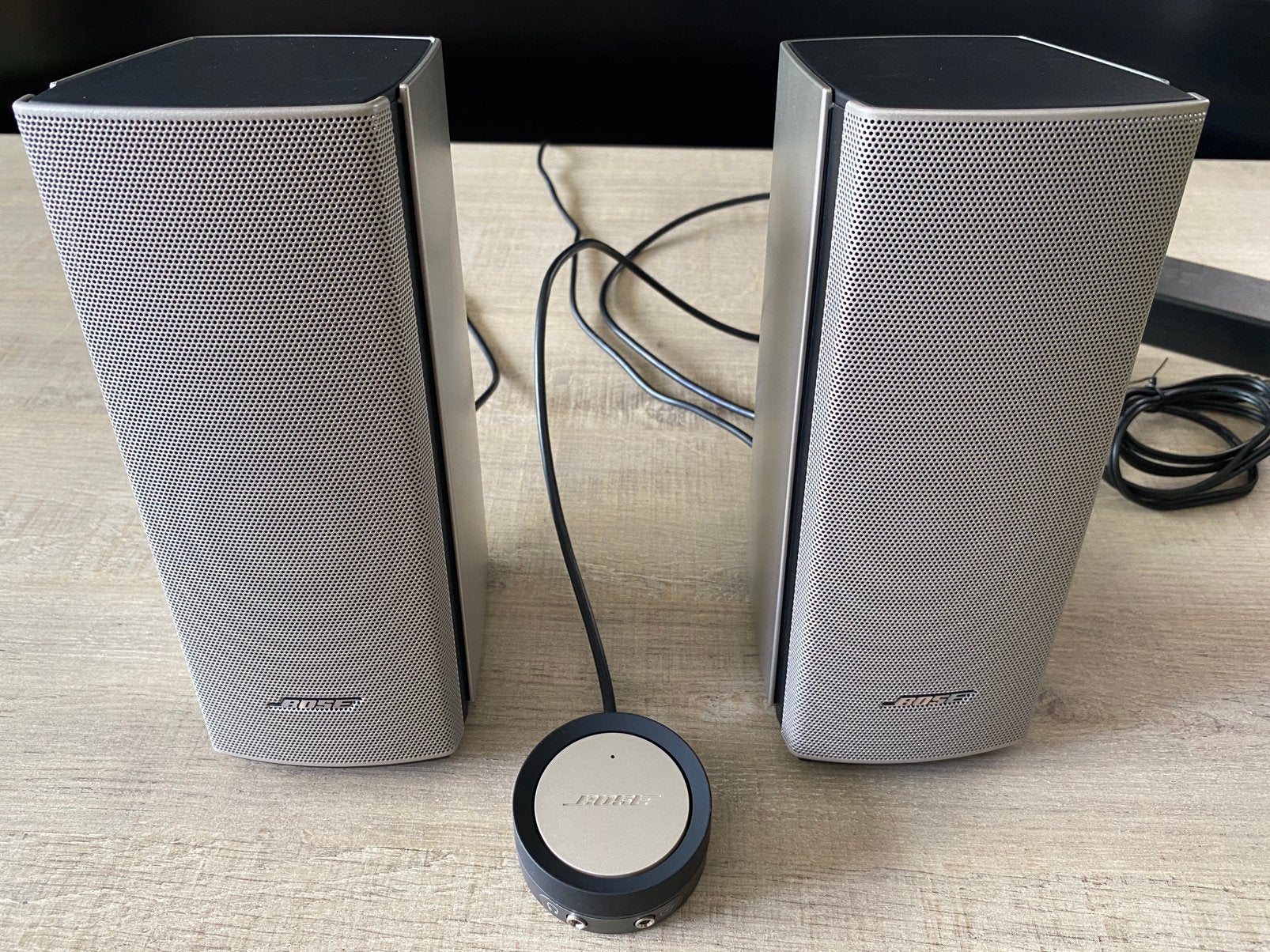 Bose Companion 20 2.0 PC Speakers – Compleet met Control Pod, Ophalen, Zo goed als nieuw, Audiokanaal 2