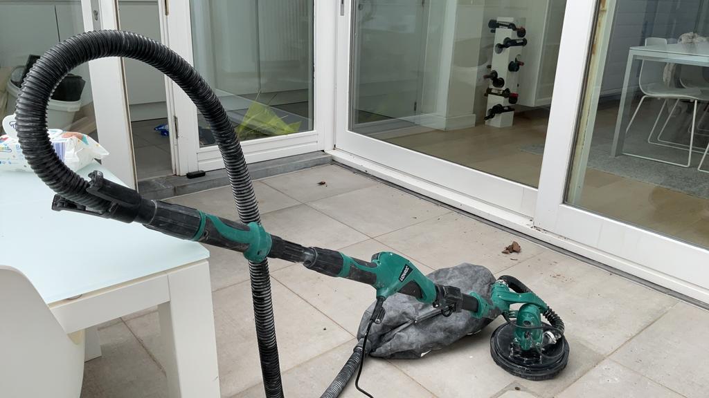Plafondschuurmachine, Ophalen, Gebruikt