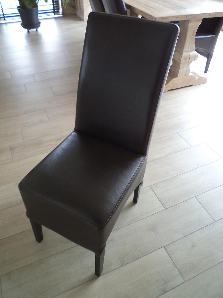 8 mooie stoelen, Huis en Inrichting, Stoelen, Ophalen, Bruin, Zo goed als nieuw, Vijf, Zes of meer stoelen