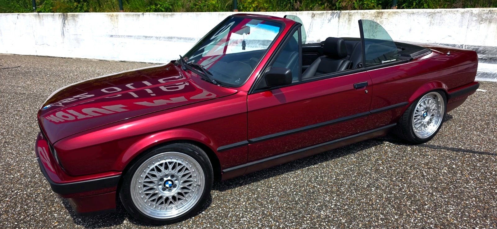 BMW e30 callypso red, Enlèvement
