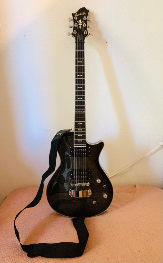 Elektrische gitaar (zwart), Enlèvement, Avec ampli