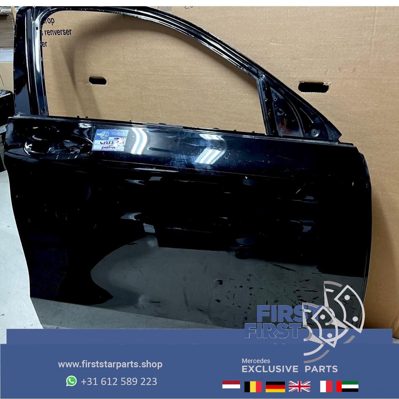 W253 GLC DEUR PORTIER ZWART RECHTSVOOR Mercedes GLC Klasse 2, Auto-onderdelen, Gebruikt, -, Deur, Ophalen of Verzenden
