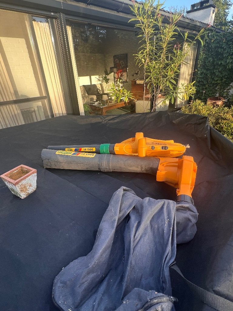 Blad blazer & zuiger, Jardin & Terrasse, Fleurelle biolux, Avec sac de ramassage, Électrique, Porté à la main
