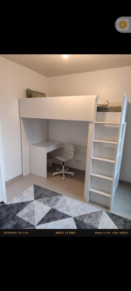 Lit en hauteur avec bureau, Enlèvement