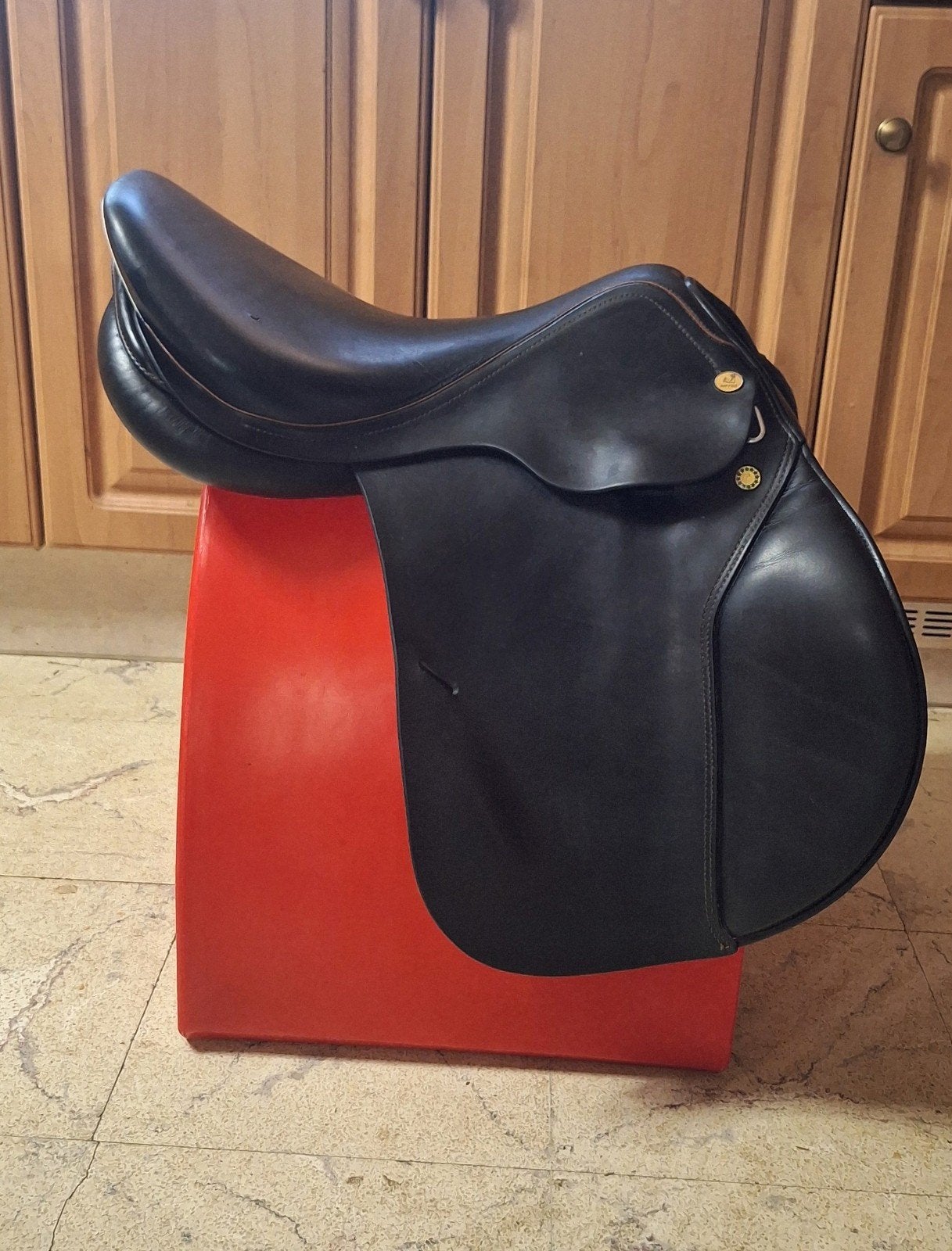 Prestige Golden Star springzadel, Dieren en Toebehoren, Ophalen, Gebruikt, M (17 inch), Prestige