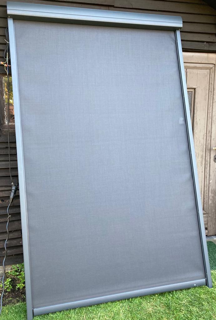 Renson Fixscreen, Tuin en Terras, Zonneschermen, Ophalen, Zo goed als nieuw