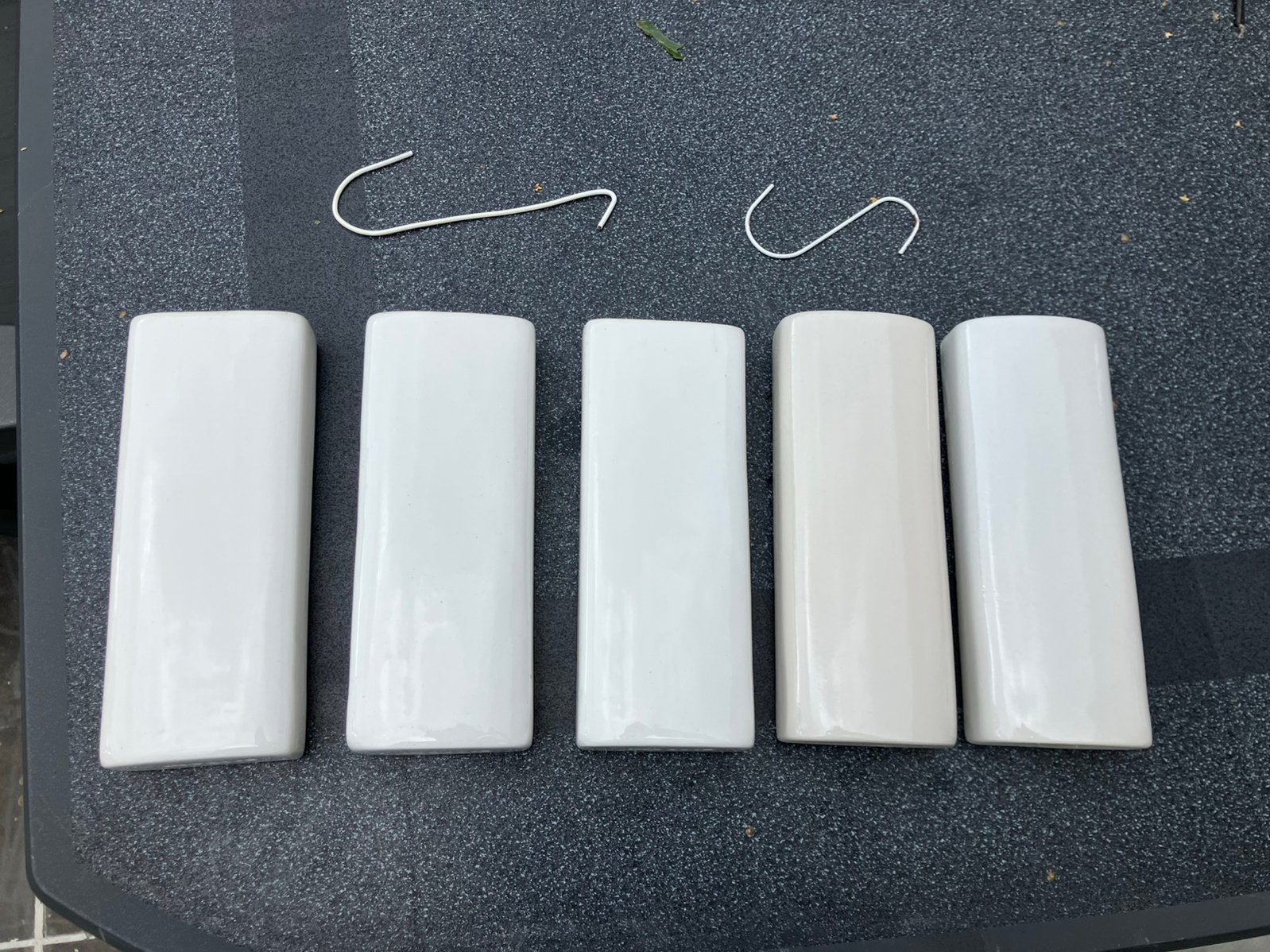5 lucht bevochtigers voor aan chauffage te hangen, Vintage, Comme neuf, Pierre/céramique, Enlèvement