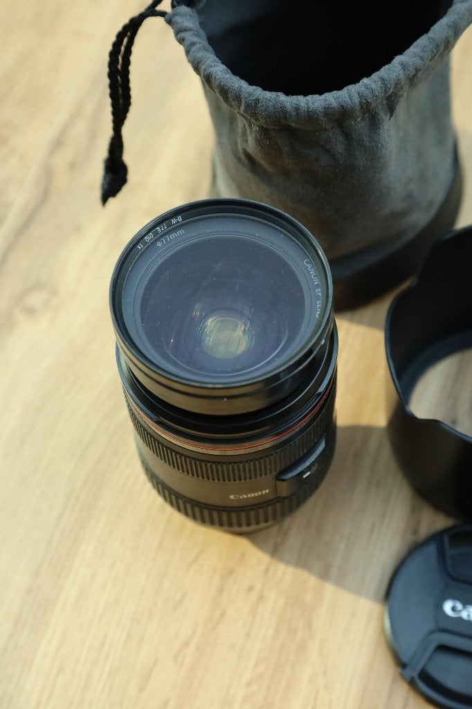 Canon EF 24-70 mm f/2.8L USM-serie 1, Audio, Tv en Foto, Foto | Lenzen en Objectieven, Ophalen, Gebruikt, Telelens, Zoom
